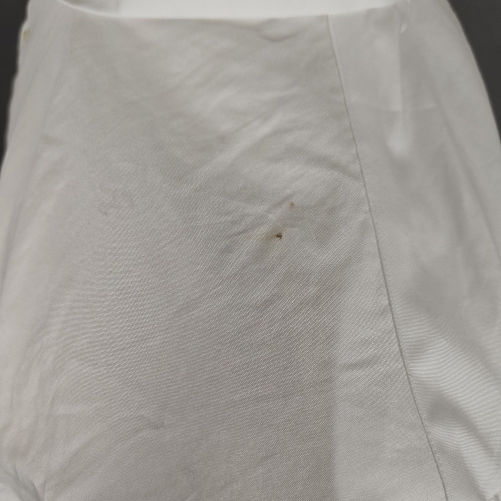 Comme des Garcons Shirt Womens Medium Deconstructed Asymmetric Cotton Button Up - Picture 7 of 7